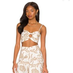 Faithfull the Brand Liberta Top in Ensola Print